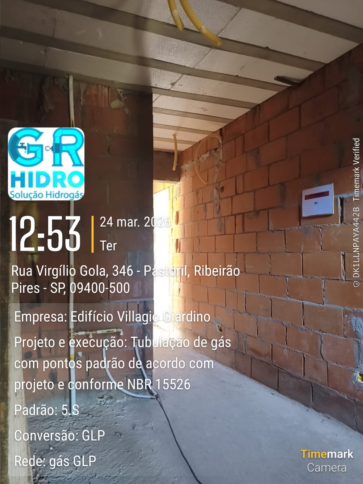 Instalação de Tubulação de Gás